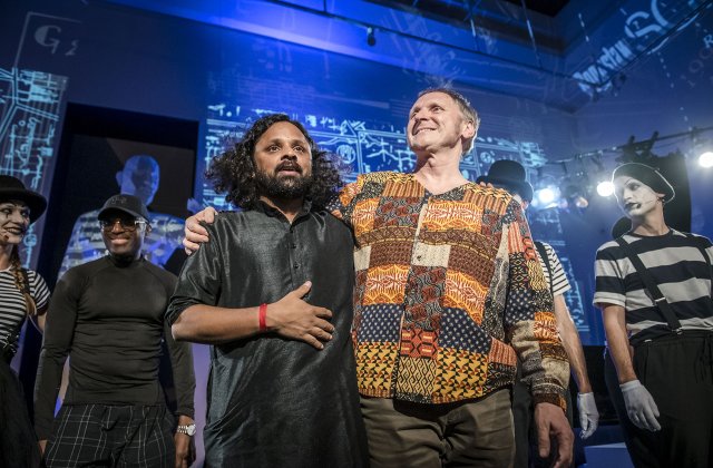 Artur Dutkiewicz, Ghatam Giridhar Udupa (foto: Mieszko Piętka AKPA)