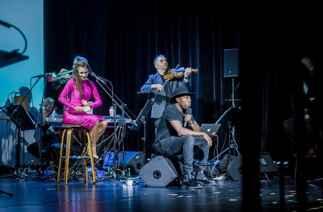 Łukasz Czekała, Kaja Mianowana, Andy Ninvalle (foto: Mieszko Piętka AKPA)