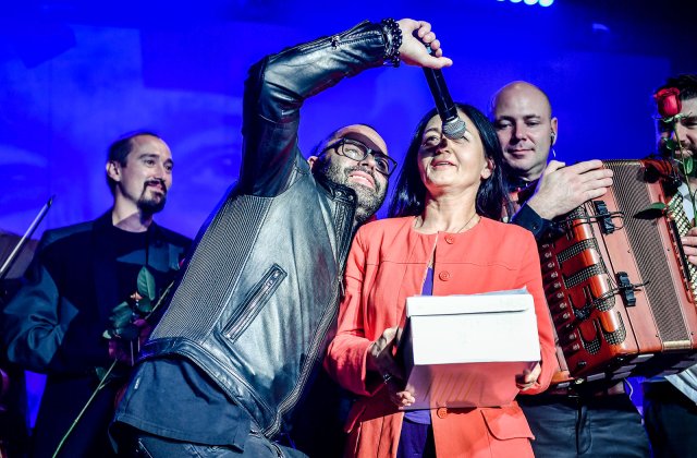 Maciej Sobociński, Krystyna Gierłowska, Marcin Wyrostek (foto: Mieszko Piętka AKPA)