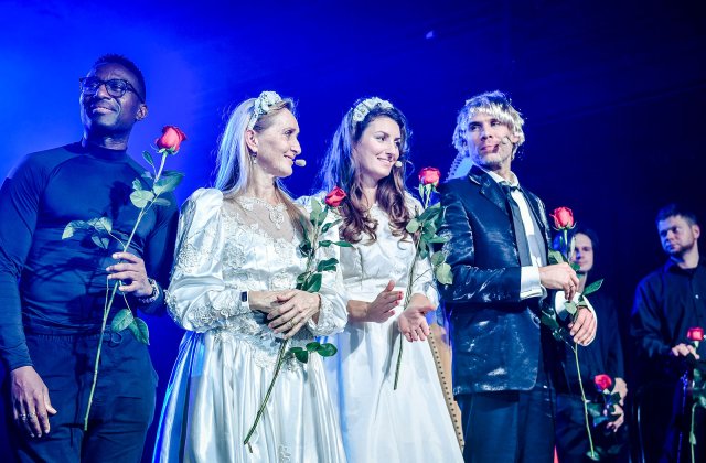 Andy Ninvalle, Lidia Bogaczówna, Izabela Warykiewicz, Sean Palmer (foto: Mieszko Piętka AKPA)